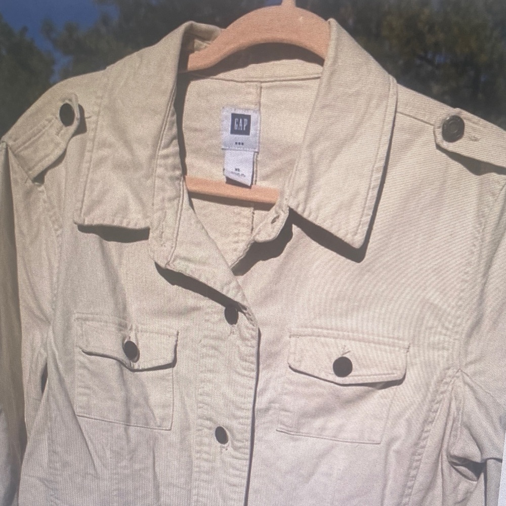 GUC Gap Light Khaki Utility Jacket Size XL
